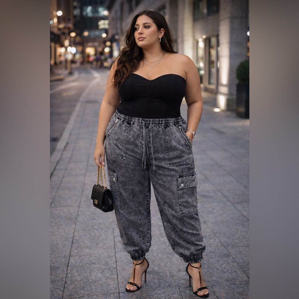 Michael Kors Gray Cargo Pants